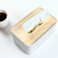 Multifunctional toilet paper napkins plastic wooden box